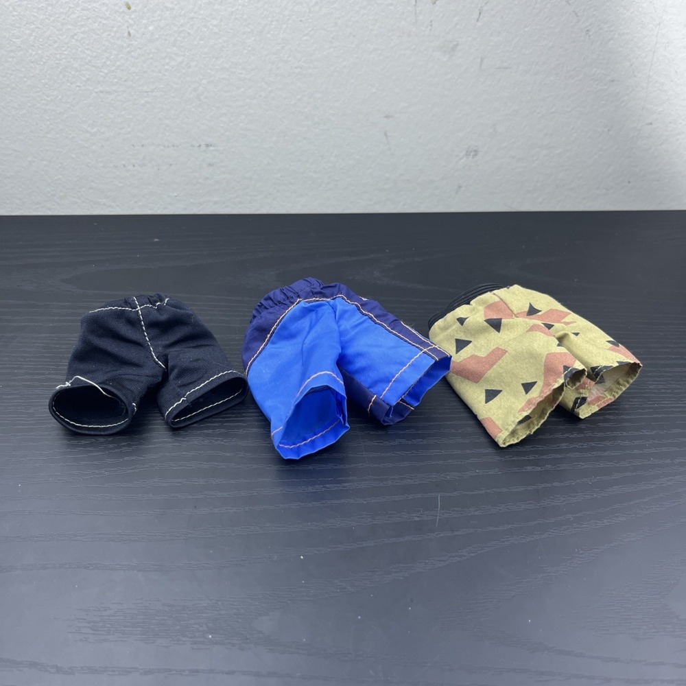 Lot of 3 Ken Doll Swim Trunks Shorts Barbie Ken GI Joe 1:6 Scale Clothing